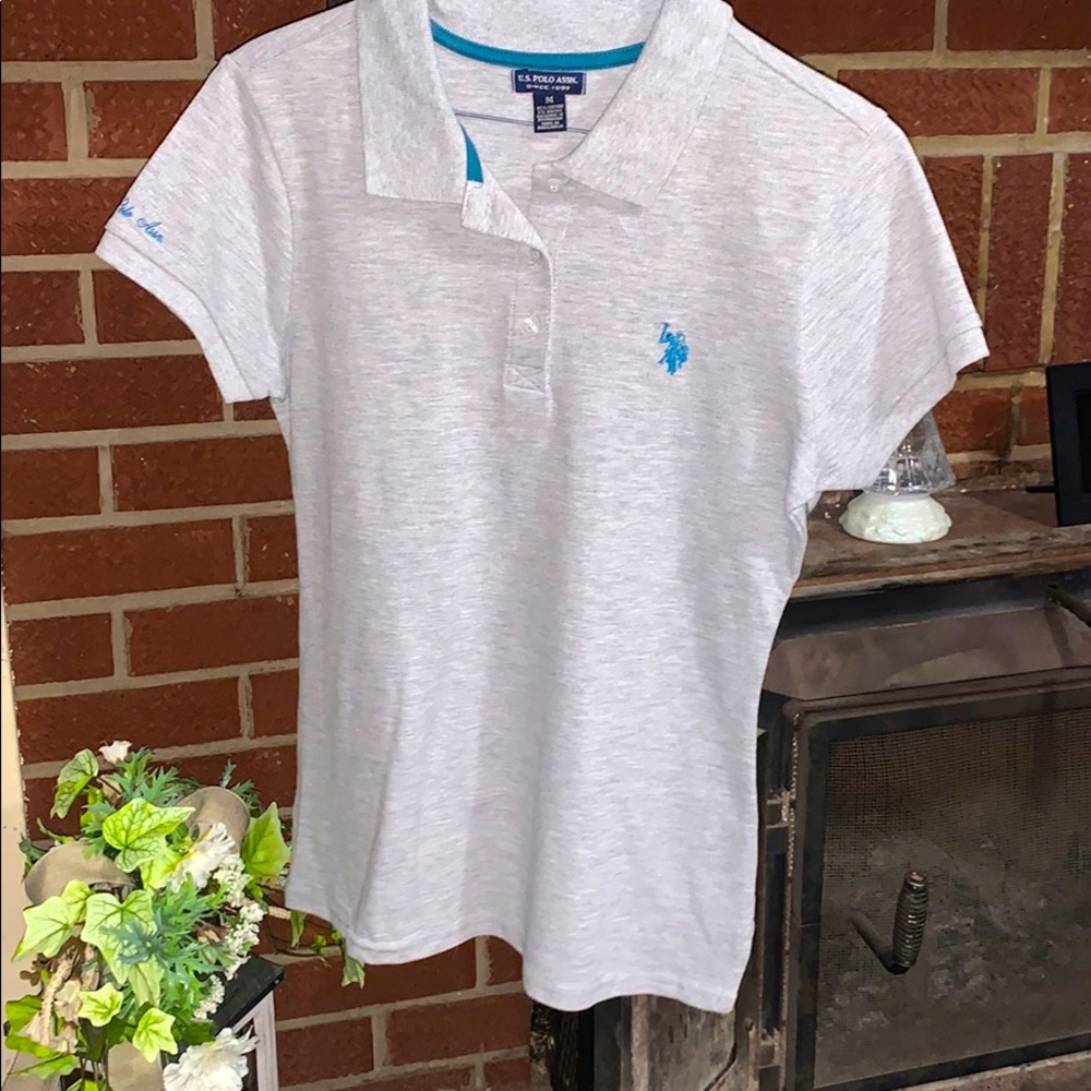 Never worn grey polo shirt